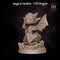D20 Dragon from Lubart's Magical Familiars set. Total height apx. 34mm. Unpainted resin miniature product 3